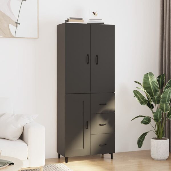 vidaXL Highboard svart 69