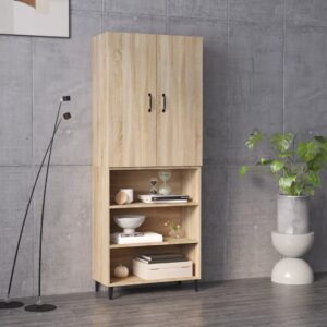 vidaXL Highboard sonoma eik 69