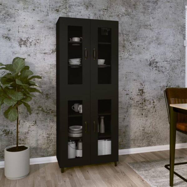 vidaXL Highboard svart 69