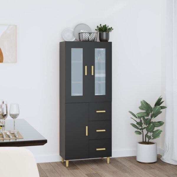 vidaXL Highboard svart 69