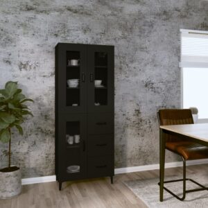 vidaXL Highboard svart 69