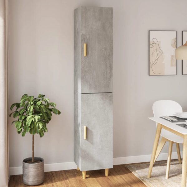 vidaXL Highboard betonggrå 34