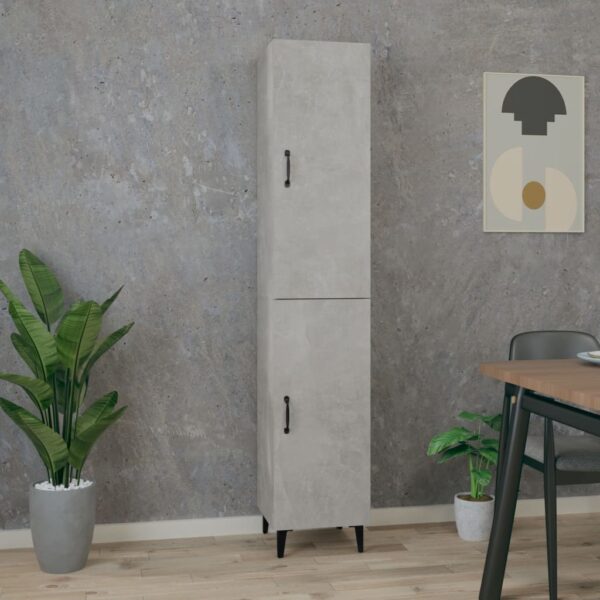 vidaXL Highboard betonggrå 34