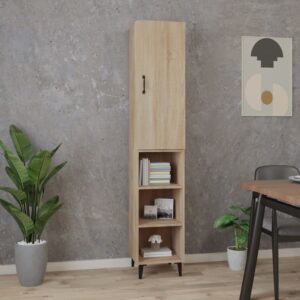 vidaXL Highboard sonoma eik 34