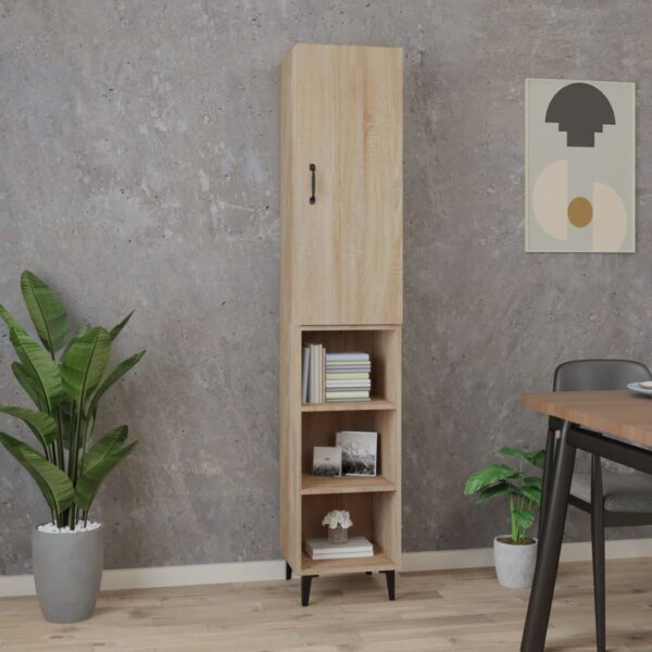 vidaXL Highboard sonoma eik 34