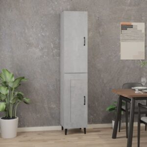 vidaXL Highboard betonggrå 34