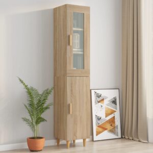 vidaXL Highboard sonoma eik 34