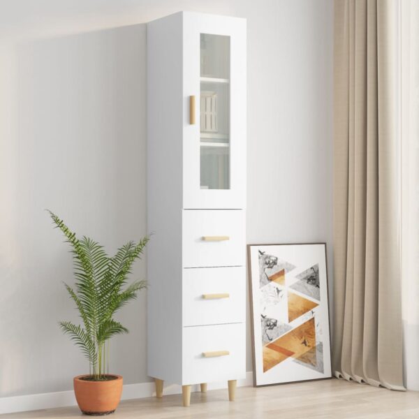 vidaXL Highboard hvit 34