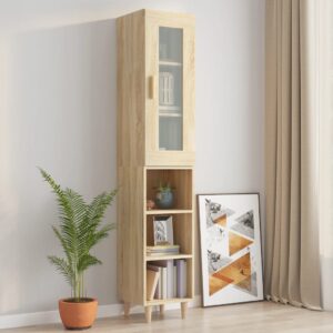 vidaXL Highboard sonoma eik 34