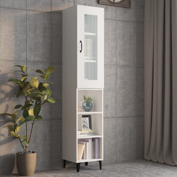 vidaXL Highboard hvit 34