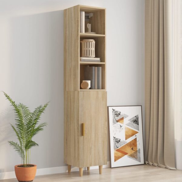 vidaXL Highboard sonoma eik 34