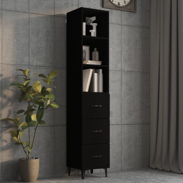 vidaXL Highboard svart 34