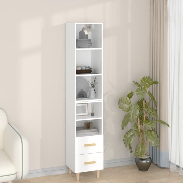 vidaXL Highboard hvit 34