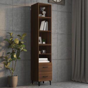 vidaXL Highboard brun eik 34