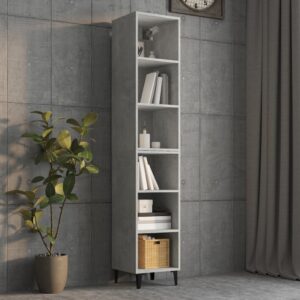 vidaXL Highboard betonggrå 34