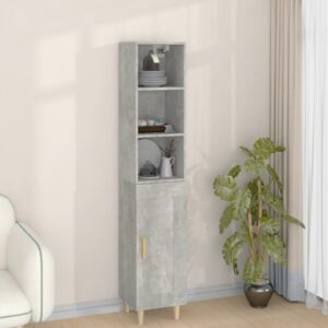 vidaXL Highboard betonggrå 34