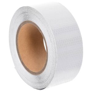 vidaXL Reflekterende tape hvit 5 cm x 20 m PVC