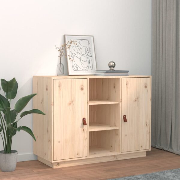 vidaXL Skjenk 100x40x75 cm heltre furu