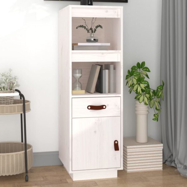 vidaXL Highboard hvit 34x40x108