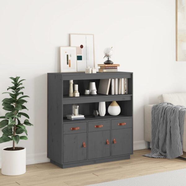 vidaXL Highboard grå 100x40x108