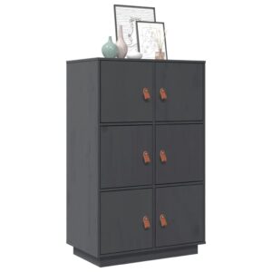 vidaXL Highboard grå 67x40x108