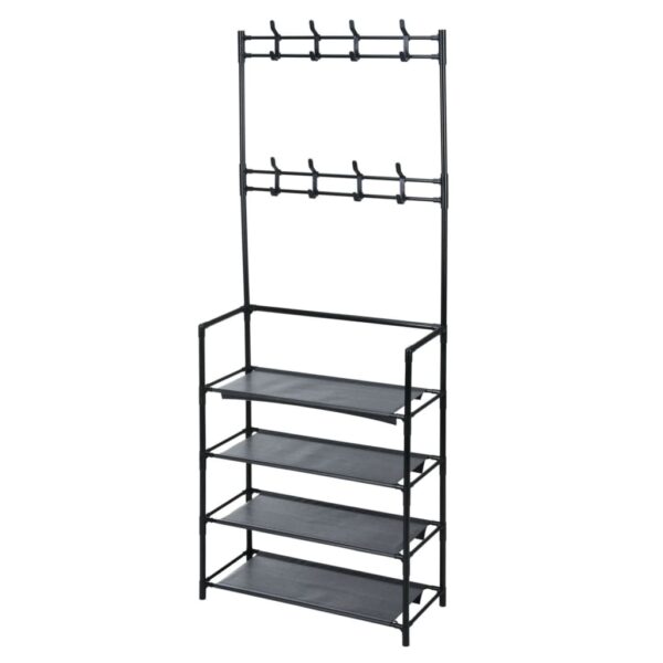 Storage solutions Klesstativ med 4 hyller 60x26x155 cm