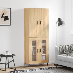 vidaXL Highboard sonoma eik 69