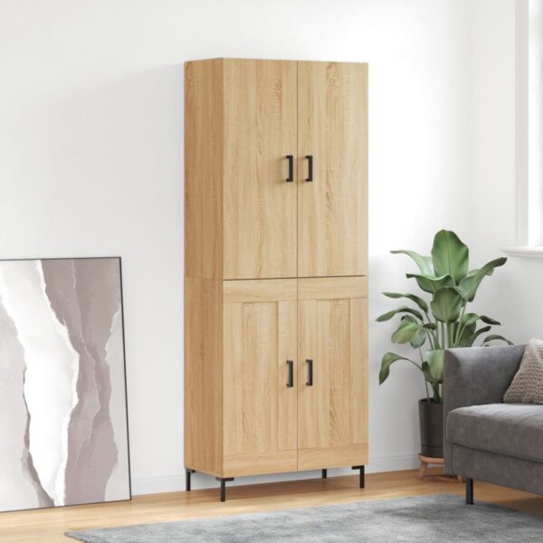 vidaXL Highboard sonoma eik 69