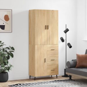 vidaXL Highboard sonoma eik 69