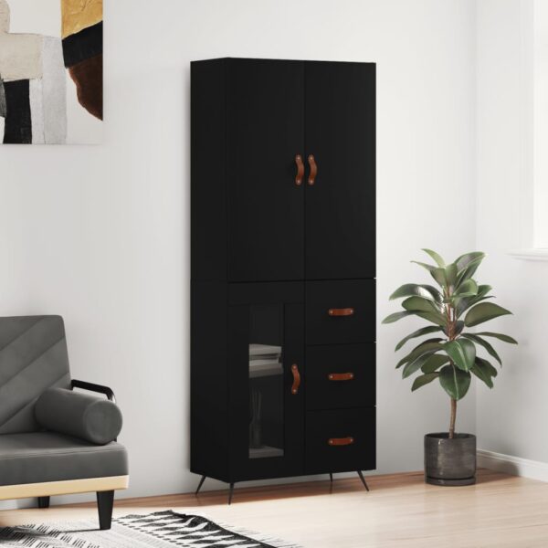 vidaXL Highboard svart 69