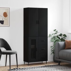 vidaXL Highboard svart 69