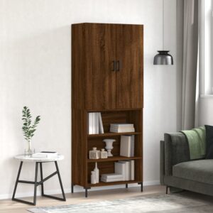 vidaXL Highboard brun eik 69