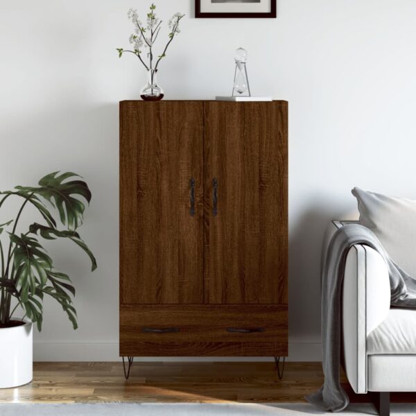 vidaXL Highboard brun eik 69