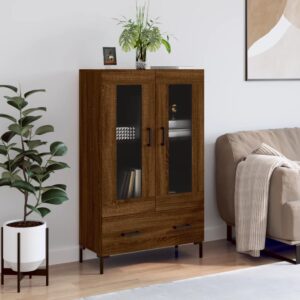 vidaXL Highboard brun eik 69