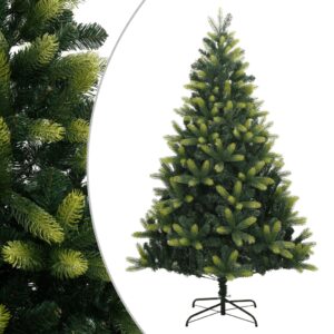 vidaXL Kunstig slankt juletre med stativ 240 cm PE