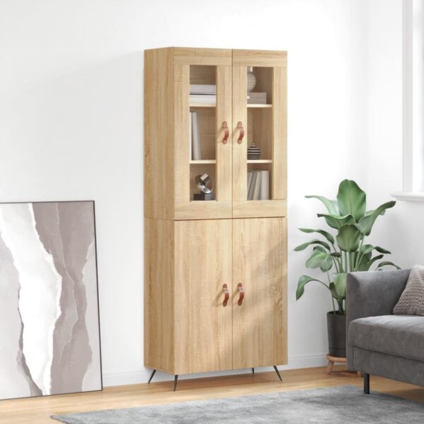 vidaXL Highboard sonoma eik 69