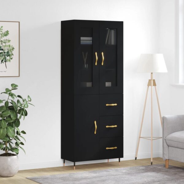 vidaXL Highboard svart 69