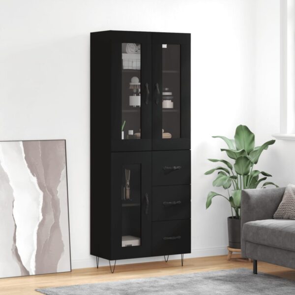 vidaXL Highboard svart 69