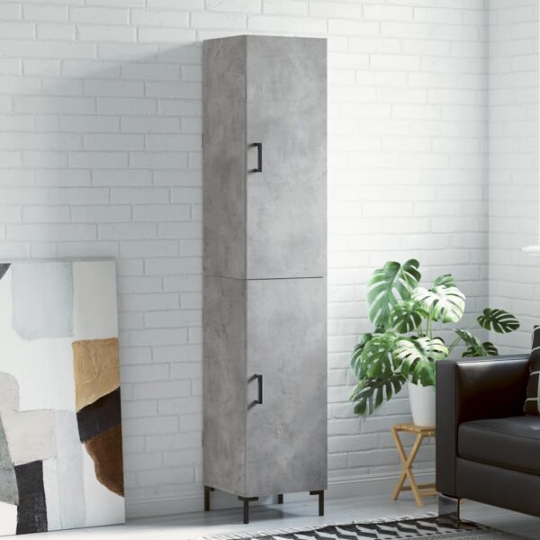 vidaXL Highboard betonggrå 34