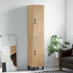 vidaXL Highboard sonoma eik 34