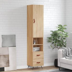 vidaXL Highboard sonoma eik 34