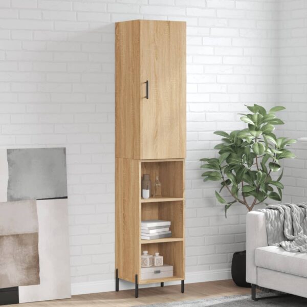 vidaXL Highboard sonoma eik 34