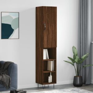 vidaXL Highboard brun eik 34