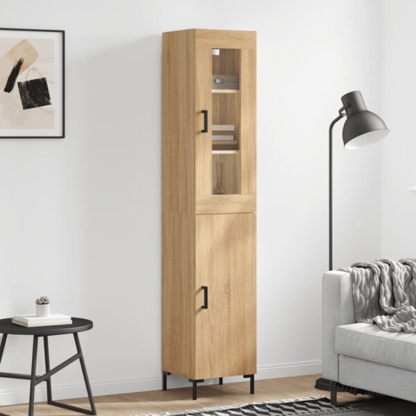 vidaXL Highboard sonoma eik 34