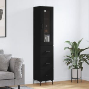 vidaXL Highboard svart 34