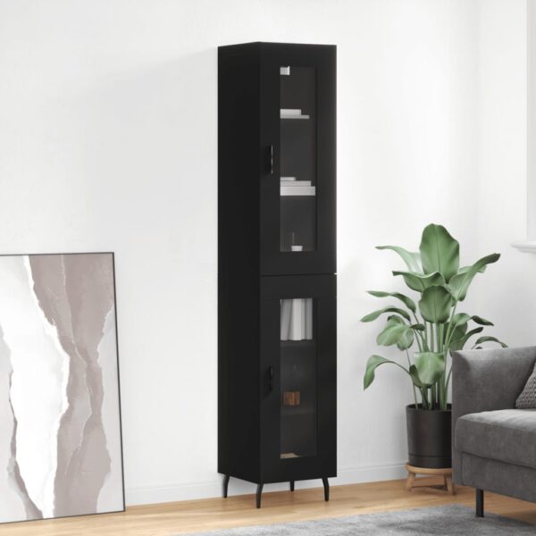 vidaXL Highboard svart 34