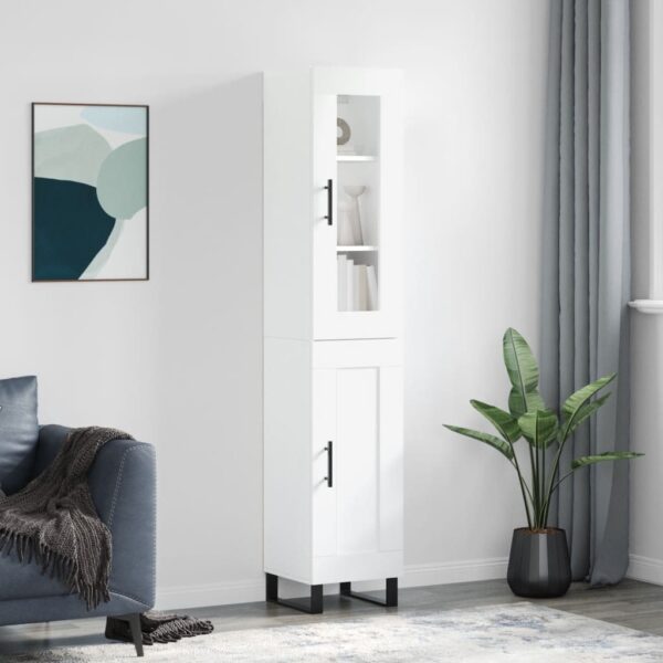 vidaXL Highboard hvit 34