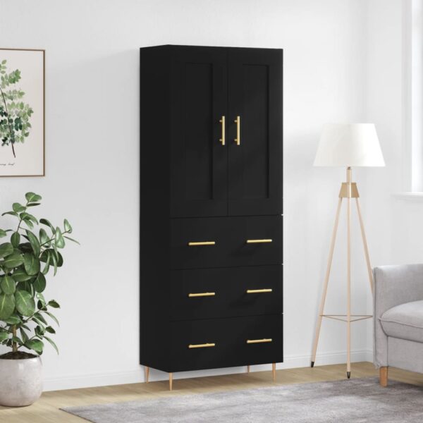 vidaXL Highboard svart 69