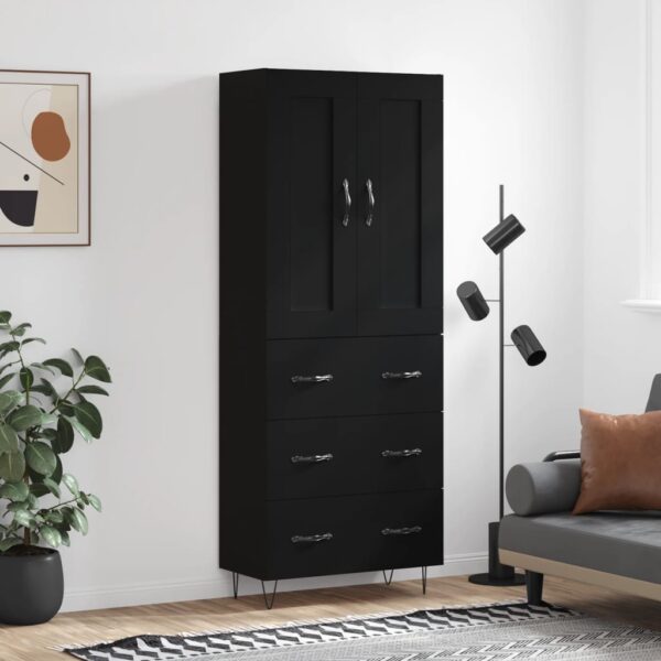 vidaXL Highboard svart 69