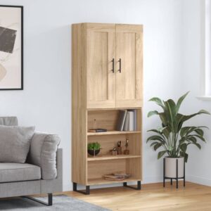 vidaXL Highboard sonoma eik 69